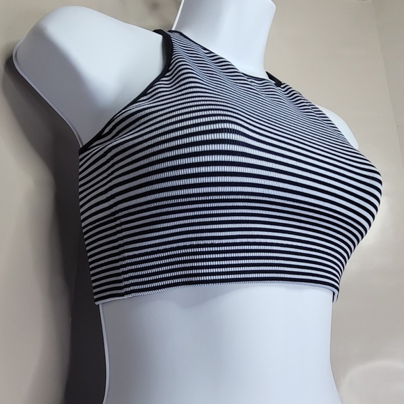 Spiritual Gangster Striped Crop Top Size XS/S - Picture 10 of 11